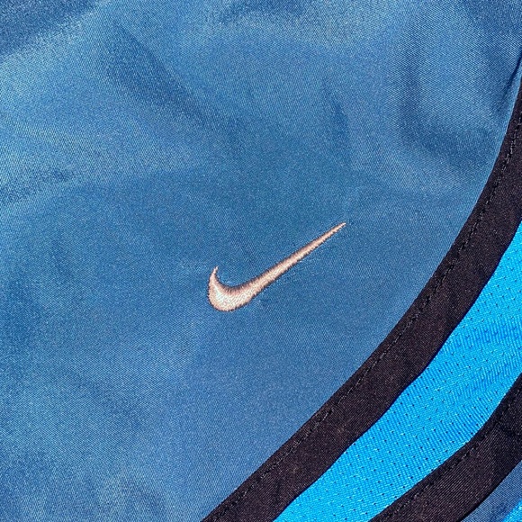 Blue Nike track shorts - Picture 2 of 4